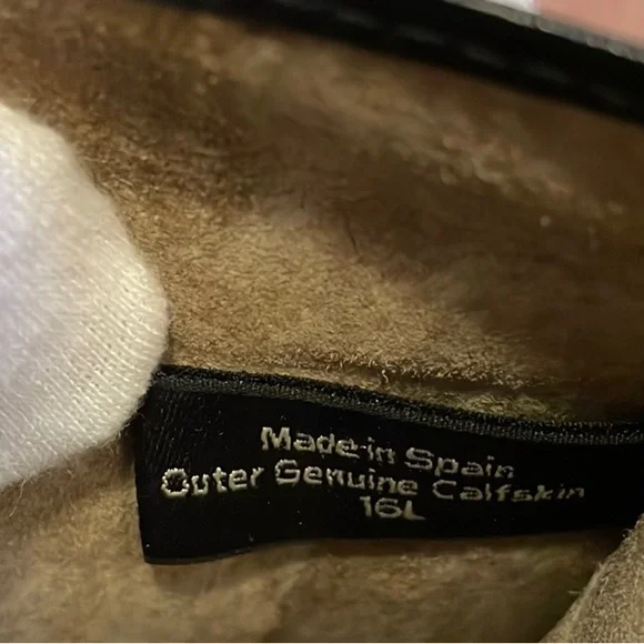 Dunhill Authentic Vintage Black Lockable Leather Clutch/Wristlet w/ Gold Accents - Picture 16 of 16